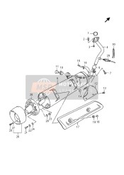 1478103H40, Cover, Muffler, Suzuki, 1